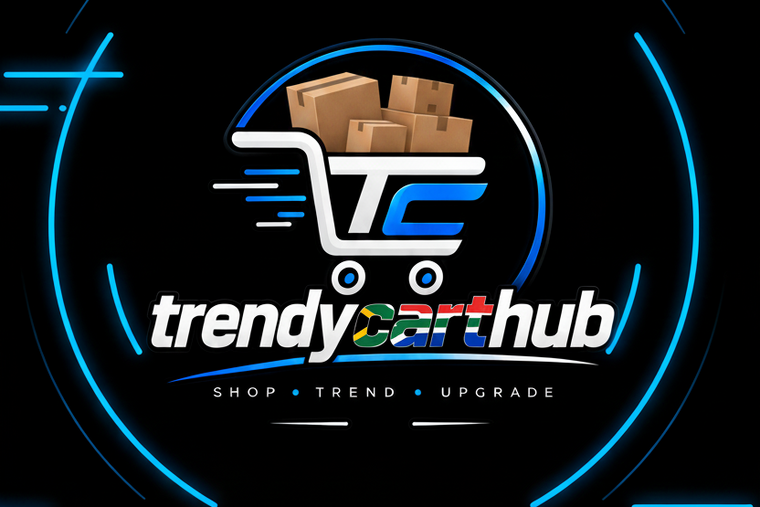 TrendyCartHub Mobile Banner with Boxes